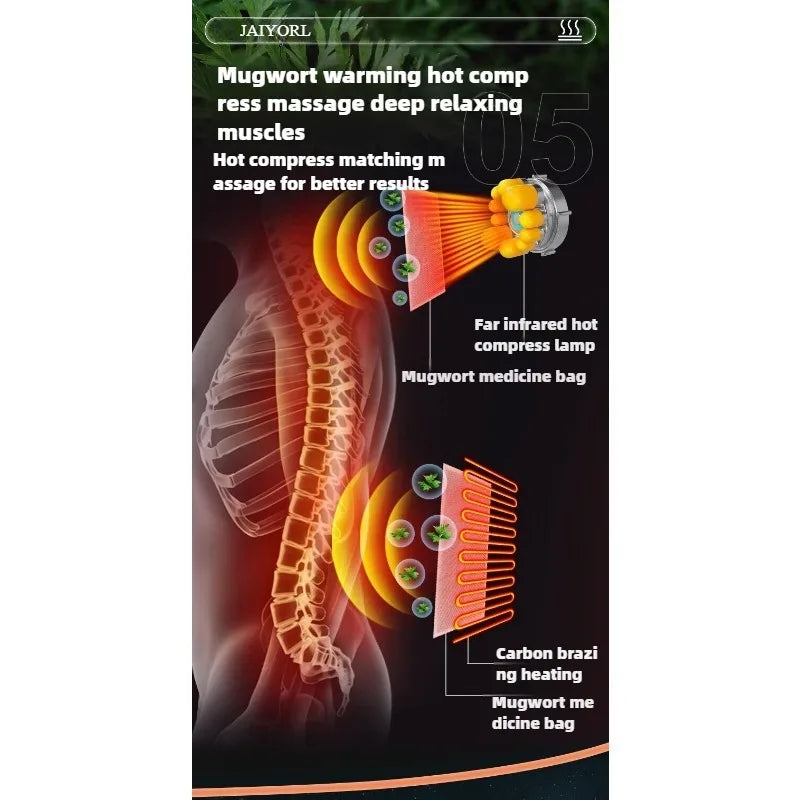 Smart Full-Body Massage Mattress with Heat