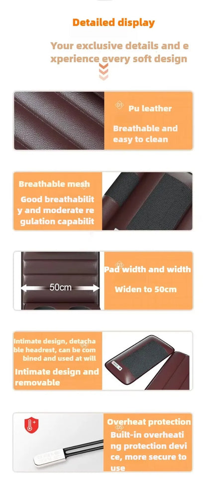 Smart Full-Body Massage Mattress with Heat