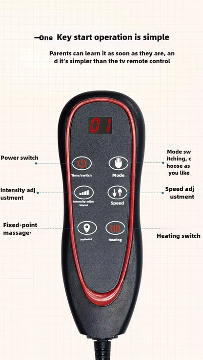 Smart Full-Body Massage Mattress with Heat