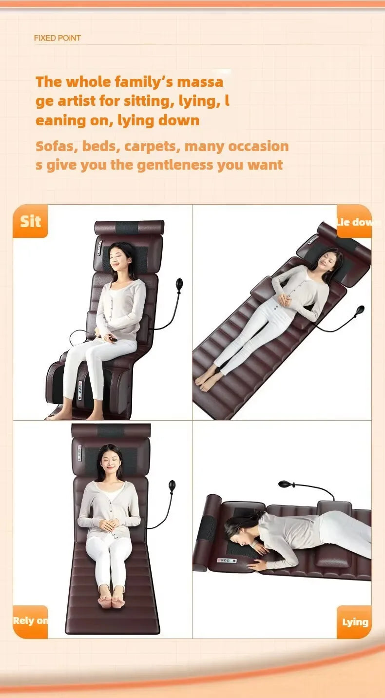 Smart Full-Body Massage Mattress with Heat
