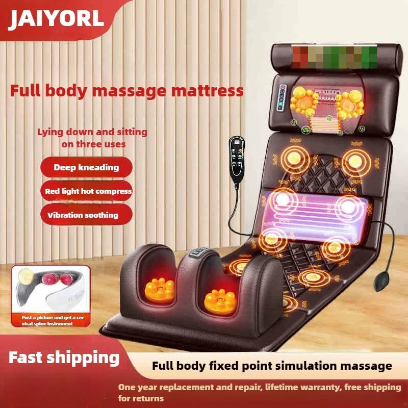 Smart Full-Body Massage Mattress with Heat