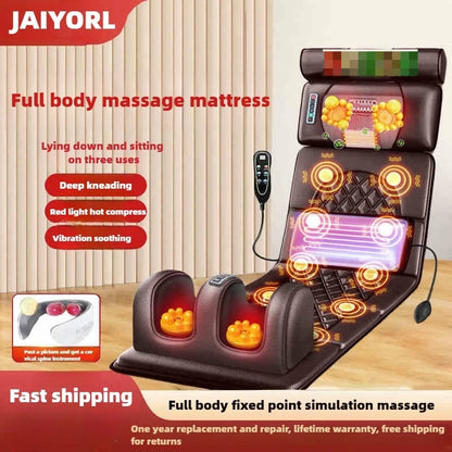 Smart Full-Body Massage Mattress with Heat