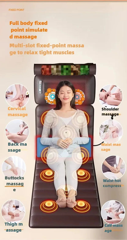 Smart Full-Body Massage Mattress with Heat